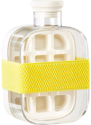 Forma de Gheata Cyrax 2in1 Tip Sticla cu Pai 500 ml 12 Cuburi 16.3 x 10.8 x 8 cm Alb 