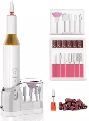 Freza unghii pila electrica wireless pentru manichiura-pedichiura Arvada NailPro M918 reincarcabila 18.000 RPM 3 trepte de viteza comut 