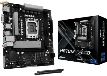 Placa de baza 1851 AsRocK H810 MicroATX DDR5 WiFi5 BT5.0 H810M-X