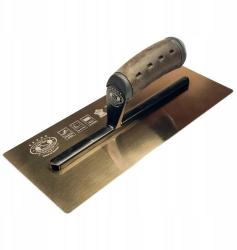 Gletiera inox Olejnik 12x35.6 cm 0.65 mm maner piele 