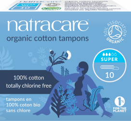 Tampoane super Natracare 10 buc