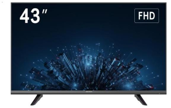 Hikvision 43" VA Full HD VGA HDMI negru - imagine 1