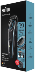 Aparat de tuns barba Braun BT3340 Acumulator 39 setari lungime Autonomie 80 min Negru 