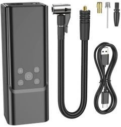 Baterie externa si pompa de aer portabila inteligenta 5000mAh cinci moduri de functionare afisaj LED