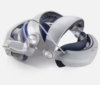 Set Curea si Acumulator pentru Oculus Quest 3 6400 mAh USB-C Alb 