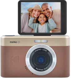 Aparat Foto Kodak PixPro C1 13 MP Zoom 4X Vlogging Full HD Maro 
