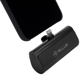 Baterie externa Tellur PD203 5000mAh QC3.0 18W + PD20W Lightning negru 
