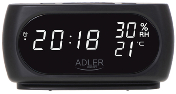 alarma cu afisare temperatura si umiditate adler - imagine 1