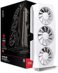 Placa video XFX Mercury AMD Radeon RX 9060 XT OC White Gaming Edition 16GB GDDR6 128 bit placi video placa video