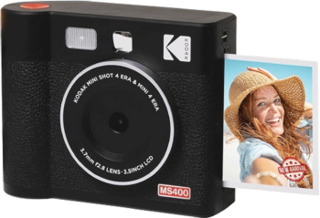 Aparat foto instant Kodak Mini Shot 4 ERA Negru 