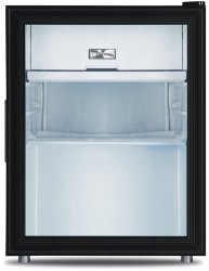 Frigider minibar Crown CM-68B capacitate 68l usa de sticla Clasa E H 59 cm Negru 