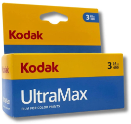 Set 3 Filme Color Kodak Ultra Max 400 135/24 