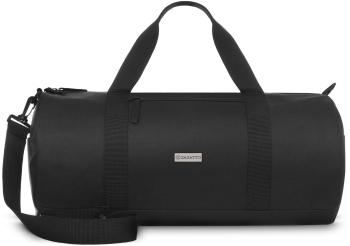 Geanta de voiaj Zagatto R Negru Tub Unisex Universala Multifunctionala de Sport pentru Serviciu pentru Avion Fermoar dublu Imper 