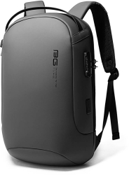 Rucsac laptop 15.6 casual impermeabil cu sistem antifurt port de incarcare USB BANGE 48x15x32 cm Gri 