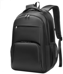 Rucsac laptop 15.6 casual impermeabil Escalate 33.5x14x48 cm Negru 