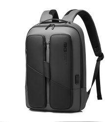 Rucsac laptop 15.6 smart business compact impermeabil cu port de incarcare USB BANGE Gri