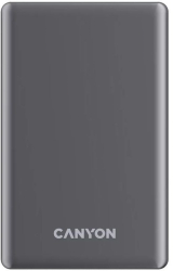 Baterie externa Canyon 10000 mAh OnPower 510 Slim Incarcare wireless Magsafe Power Delivery 20W Dark Grey 