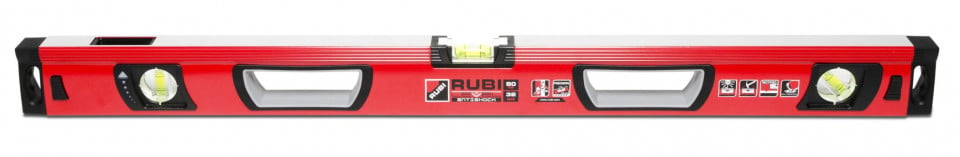 Boloboc nivela cu bula RUBILEVEL ANTISHOCK 80 80cm - RUBI-76933 