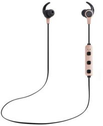 Casti Sport Wireless Bluetooth iUni CB41 Handsfree Microfon Control Volum Magnet Gold 