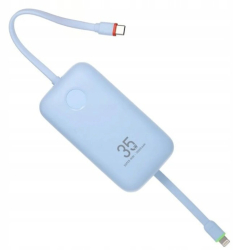 Baterie externa Veger W1188 1 x USB-C 1 x USB-A 10000 mAh 5 V 2 A 35 W Blue 