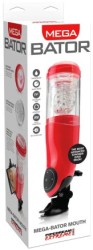 Masturbator Mega-Bator Mouth Red/Clear 