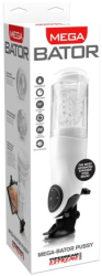 Masturbator Mega-Bator Pussy White/Clear 