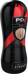 Masturbator Vibrante Pussy Stroker Light/Negru 