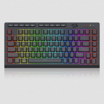 Tastatura Redragon Crescent Pro RGB LED Bluetooth/USB Wireless/USB-C Black