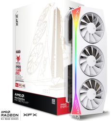 XFX RX 9070 XT 16GB GDDR6 256 bit Quicksilver White Gaming Edition