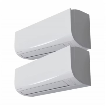 Aparat de aer conditionat multisplit Daikin Sensira cu doua unitati interne 1 x 9000 BTU 1 x 12000 BTU Unitate externa 18000 Alb 