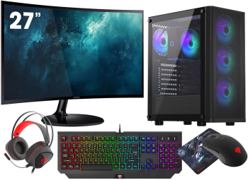 VIST Sistem PC Ryzen 7 7700 Ram 32GB NVIDIA GeForce RTX 5060 SSD 1TB nVme LCD 27 Windows 11 Pro preinstalat 