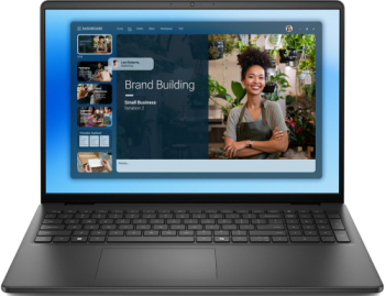 Laptop Dell 16 DC16250 Intel Core 5 120U 16 inch RAM 16GB SSD 1TB Intel Graphics Windows 11 Pro Carbon Black laptop laptopuri notebook ultrabook