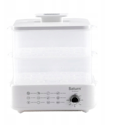 Aparat de gatit cu abur Saturn ST-EC1187 1500W 12 l Oprire automata Indicator nivel apa Alb 
