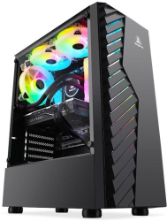 Carcasa Segotep Nova V1 MiddleTower Fara sursa Black