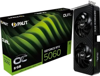 Placa video Palit GeForce RTX 5060 Dual OC 8GB GDDR7 128-bit DLSS 4.0 