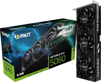 Placa video Palit GeForce RTX 5060 Infinity 3 8GB GDDR7 128-bit DLSS 4.0 