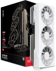 Placa video XFX Swift Gaming Edition AMD Radeon RX 9070 OC 16GB GDDR6 256bit Triple 90mm Fan White placi video placa video