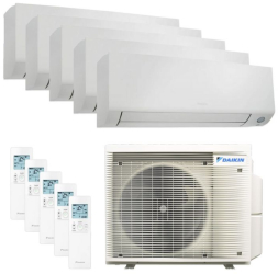 Aparat de aer conditionat multisplit Daikin Perfera cu cinci unitati interne Perfera FTXM-A 4 x 7000 BTU 1 x 12000 BTU Unitate externa 31 
