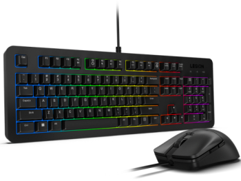 Kit Lenovo Legion KM310 - Tastatura RGB LED USB Black + Mouse Optic RGB LED USB Black