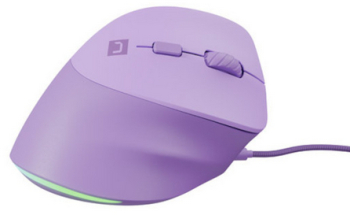 Mouse Optic Natec by Genesis Crake 2 Pro Vertical, RGB LED, USB, Lavander