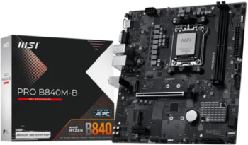 Placa de baza MSI PRO B840M-B AMD B840 Socket AM5 mATX 