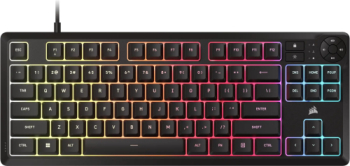 Tastatura Corsair K55 K55 CORE TKL RGB LED USB Black