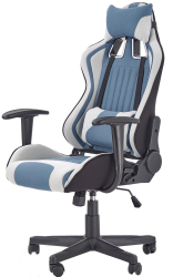 Scaun gaming HM Cayman gri/turcoaz 