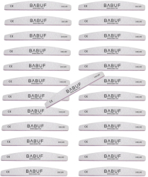 Set 25 bucati Pila de Unghii BABUF Abrazivitate 100/180 