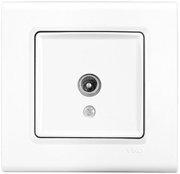 Priza TV intermediară 12dB albă Linnera