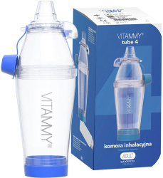 Camera de inhalare Vitammy Tube 4 fără mască capacitate de 198 ml materiale de calitate și sigure fără BPA și latex
