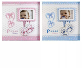 Album foto Baby Milo personalizabil 200 poze format 10x15 cm cutie Albastru 