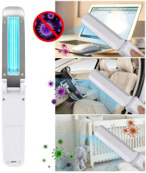 Lampa UVC bactericida portabila tip bagheta pentru sterilizare 3W 
