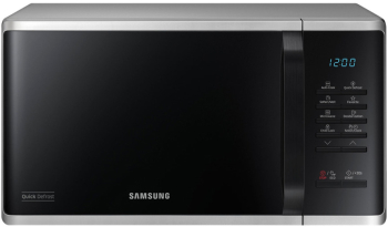 Cuptor cu microunde Samsung MS23K3513AS/OL Dezghetare rapida Mod ECO Interior ceramic 23 l 800 W Argintiu 