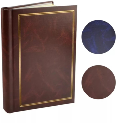 Album foto Clasic 10 file autoadezive tip carte spatiu notite format 9x13 10x15 pagini cartonate dimensiune 25x29 cm Maro 